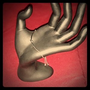 Silver slider bracelet